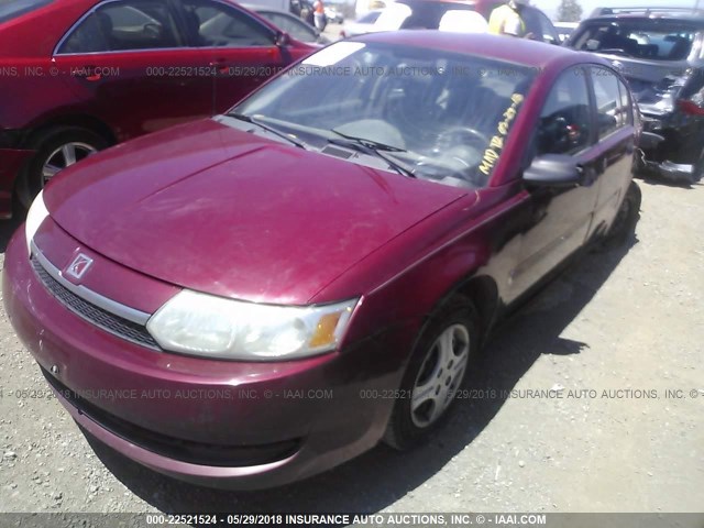 1G8AG52F44Z138781 - 2004 SATURN ION LEVEL 1 BURGUNDY photo 6