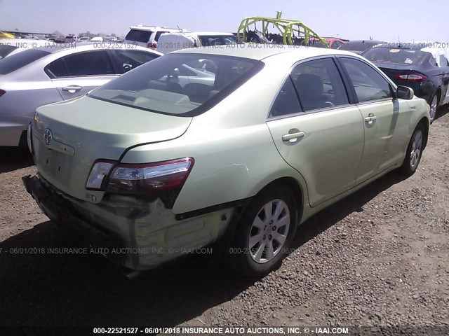 4T1BB46K69U065729 - 2009 TOYOTA CAMRY HYBRID GREEN photo 4