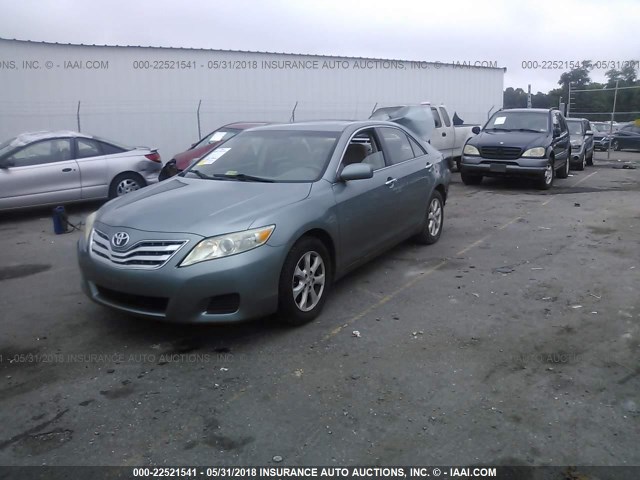 4T1BF3EK8BU609623 - 2011 TOYOTA CAMRY SE/LE/XLE 绿色 照片 2