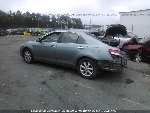 4T1BF3EK8BU609623 - 2011 TOYOTA CAMRY SE/LE/XLE 绿色 照片 3