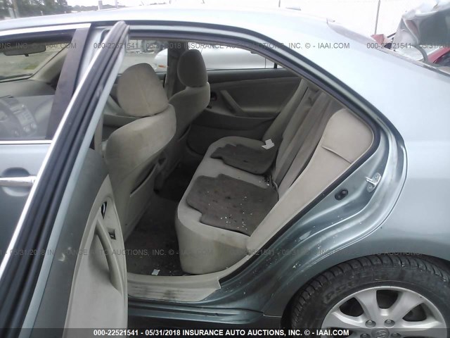 4T1BF3EK8BU609623 - 2011 TOYOTA CAMRY SE/LE/XLE 绿色 照片 8