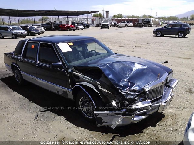 1G6CD53B0N4247002 - 1992 CADILLAC DEVILLE BLUE photo 1