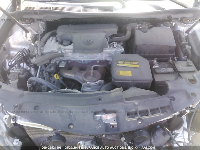 4T1BF1FK3CU132877 - 2012 TOYOTA CAMRY SE/LE/XLE 银色 照片 10