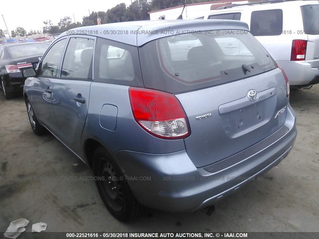 2T1KR32E83C146004 - 2003 TOYOTA COROLLA MATRIX XR BLUE photo 3