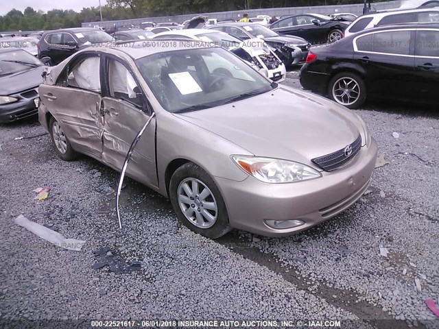 4T1BF30K74U568752 - 2004 TOYOTA CAMRY LE/XLE/SE 金色 照片 1