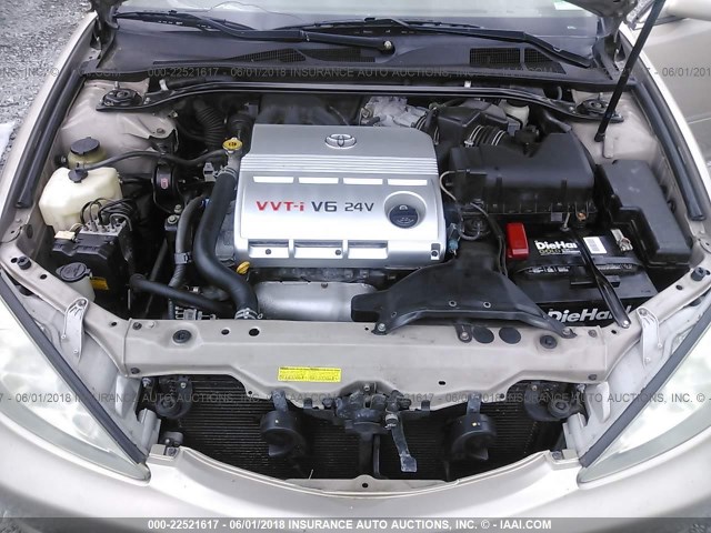 4T1BF30K74U568752 - 2004 TOYOTA CAMRY LE/XLE/SE 金色 照片 10