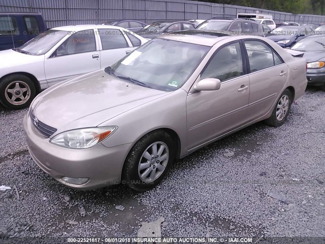 4T1BF30K74U568752 - 2004 TOYOTA CAMRY LE/XLE/SE 金色 照片 2