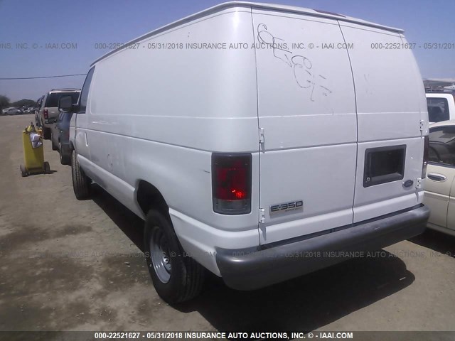 1FTSE34L46DA57335 - 2006 FORD ECONOLINE E350 SUPER DUTY VAN WHITE photo 3