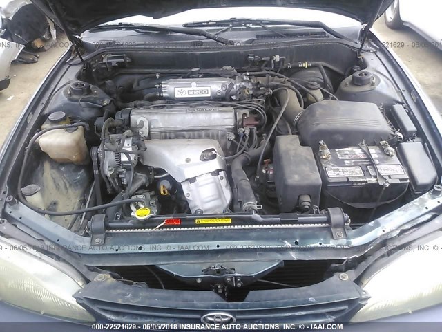 JT2BG12K2T0392386 - 1996 TOYOTA CAMRY DX/LE/XLE GREEN photo 10