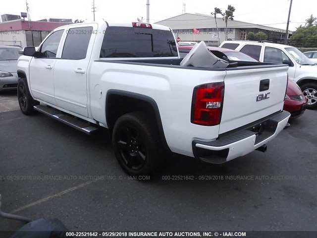 3GTP1MEH4JG200913 - 2018 GMC SIERRA C1500 SLE WHITE photo 3