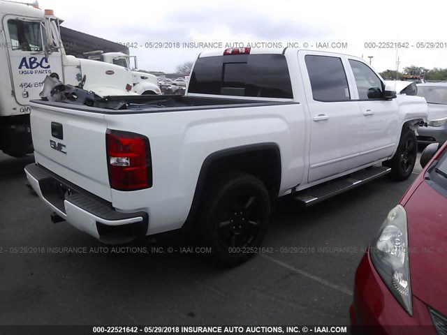 3GTP1MEH4JG200913 - 2018 GMC SIERRA C1500 SLE WHITE photo 4