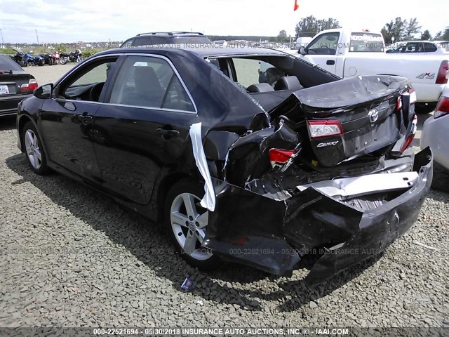 4T1BF1FK9EU301951 - 2014 TOYOTA CAMRY L/SE/LE/XLE შავი ფოტო 3