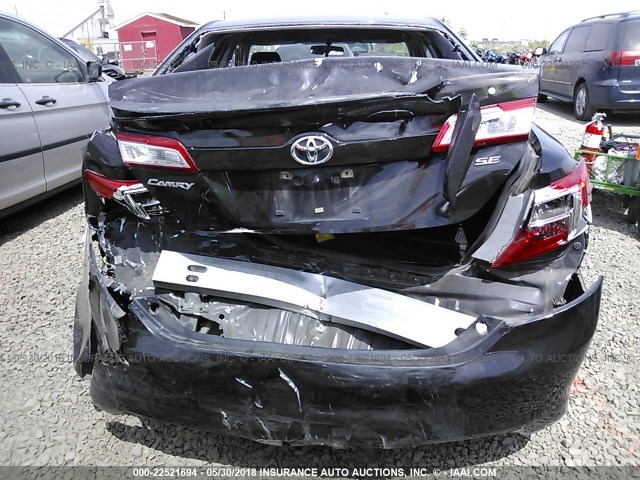 4T1BF1FK9EU301951 - 2014 TOYOTA CAMRY L/SE/LE/XLE შავი ფოტო 6