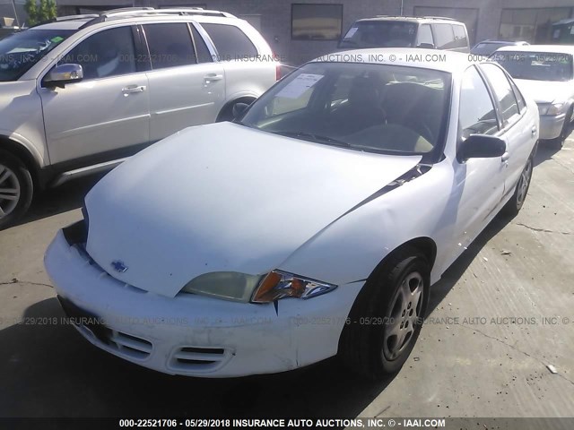 3G1JC52401S131781 - 2001 CHEVROLET CAVALIER CNG WHITE photo 2