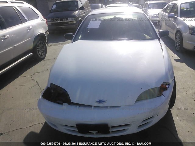 3G1JC52401S131781 - 2001 CHEVROLET CAVALIER CNG WHITE photo 6