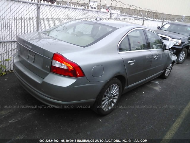 YV1AS982781073424 - 2008 VOLVO S80 3.2 GREEN photo 4