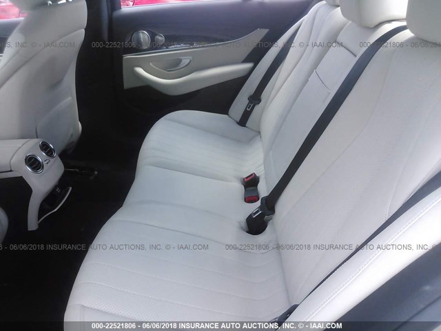 WDDZF4JB4HA192323 - 2017 MERCEDES-BENZ E 300 WHITE photo 8