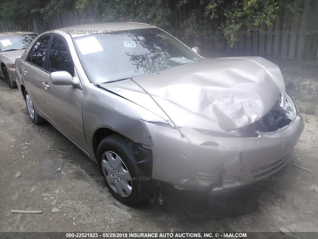 4T1BE32K42U013030 - 2002 TOYOTA CAMRY LE/XLE/SE ოქროსფერი ფოტო 1