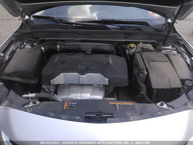 1G11C5SL8FF301906 - 2015 CHEVROLET MALIBU 1LT 银色 照片 10