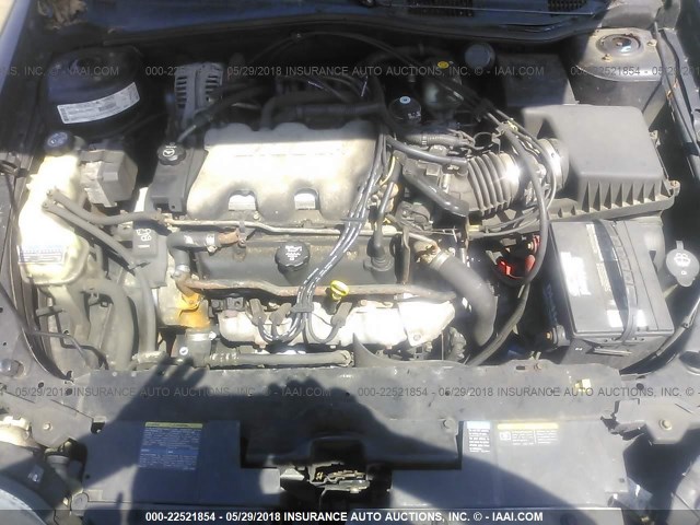 1G1NE52J53M712374 - 2003 CHEVROLET MALIBU LS 黑色 照片 10