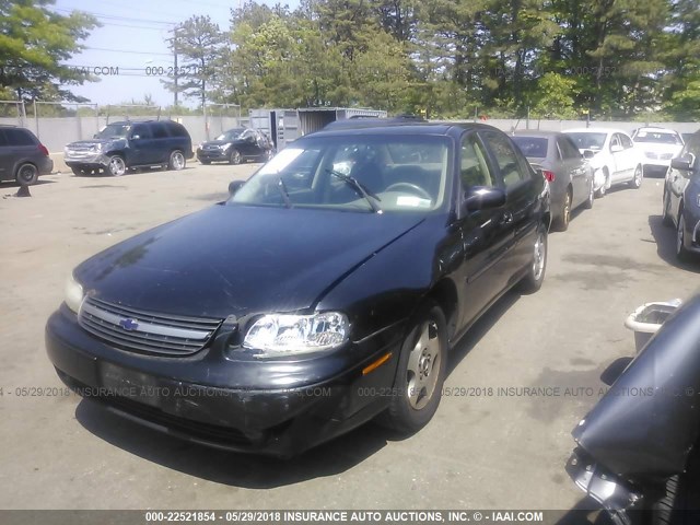 1G1NE52J53M712374 - 2003 CHEVROLET MALIBU LS 黑色 照片 2
