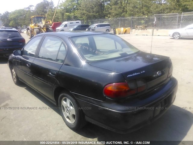 1G1NE52J53M712374 - 2003 CHEVROLET MALIBU LS 黑色 照片 3