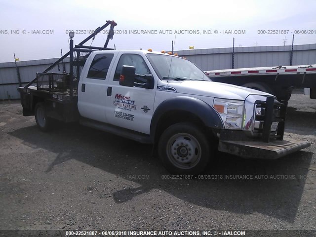 1FD0W5HT2DEA34889 - 2013 FORD F550 CREWCAB SUPER DUTY WHITE photo 1