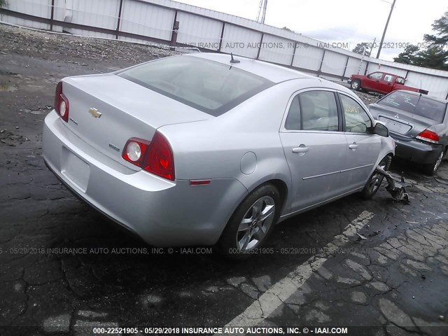 1G1ZA5EU9BF169715 - 2011 CHEVROLET MALIBU LS 银色 照片 4