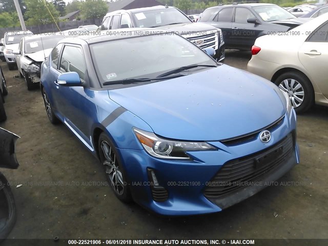 JTKJF5C75E3066700 - 2014 TOYOTA SCION TC 蓝色 照片 1