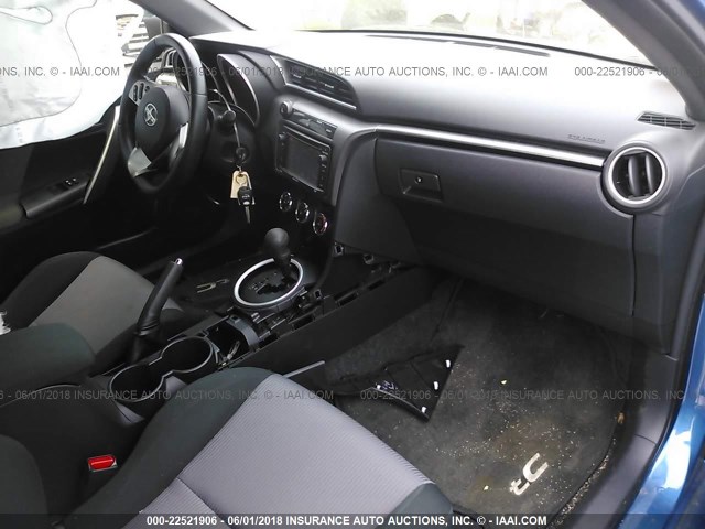 JTKJF5C75E3066700 - 2014 TOYOTA SCION TC 蓝色 照片 5