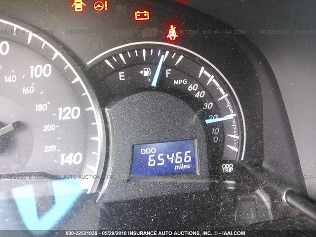 4T1BF1FK1CU100199 - 2012 TOYOTA CAMRY SE/LE/XLE BLACK photo 7