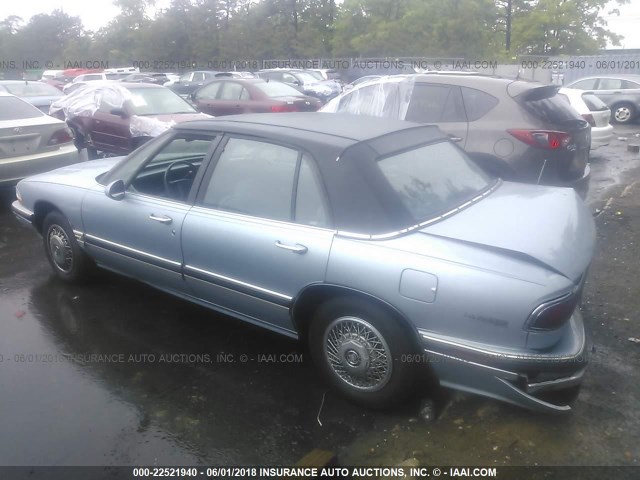 1G4HR52LXSH417669 - 1995 BUICK LESABRE LIMITED Light Blue photo 3