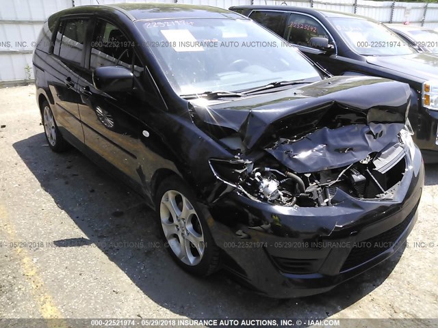 JM1CR293380325958 - 2008 MAZDA 5 BLACK photo 1