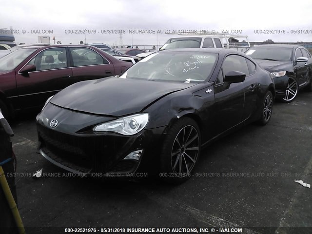 JF1ZNAA19G9702996 - 2016 TOYOTA SCION FR-S შავი ფოტო 2