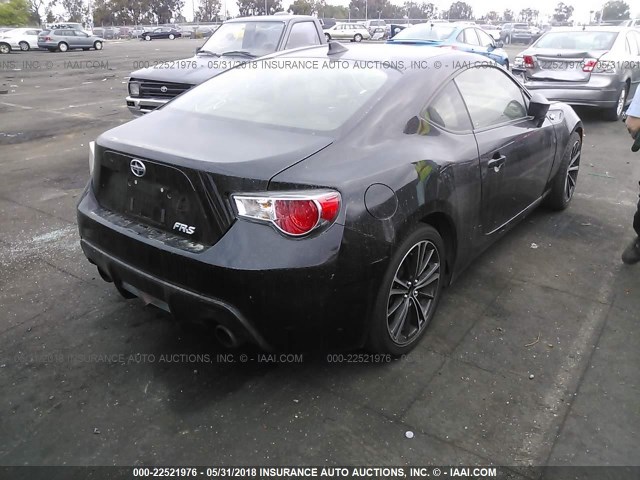 JF1ZNAA19G9702996 - 2016 TOYOTA SCION FR-S შავი ფოტო 4
