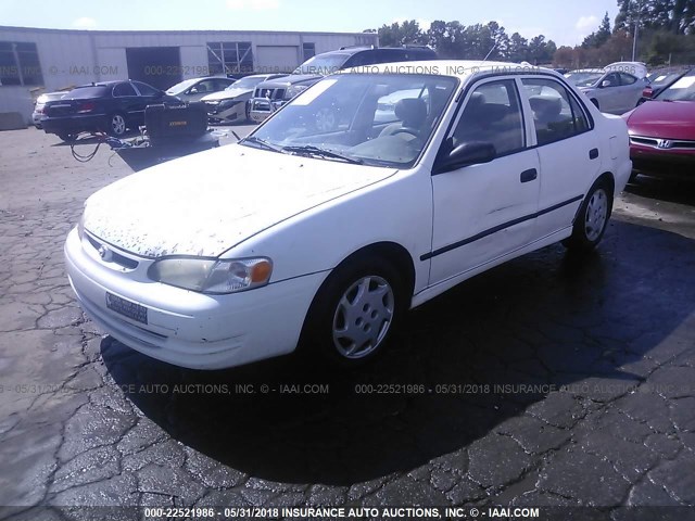 1NXBR12E9YZ309883 - 2000 TOYOTA COROLLA VE/CE/LE 白色 照片 2