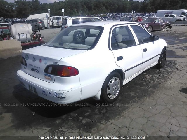 1NXBR12E9YZ309883 - 2000 TOYOTA COROLLA VE/CE/LE 白色 照片 4