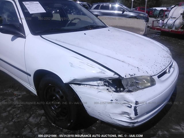 1NXBR12E9YZ309883 - 2000 TOYOTA COROLLA VE/CE/LE 白色 照片 6