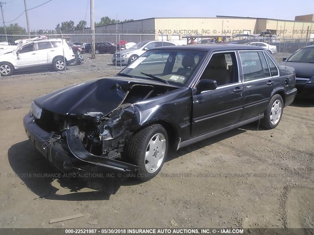 YV1KS9605V1120418 - 1997 VOLVO 960 GRAY photo 2