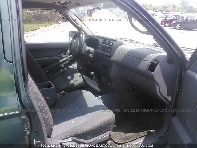 5N1ED28Y5YC595496 - 2000 NISSAN XTERRA XE/SE GREEN photo 5