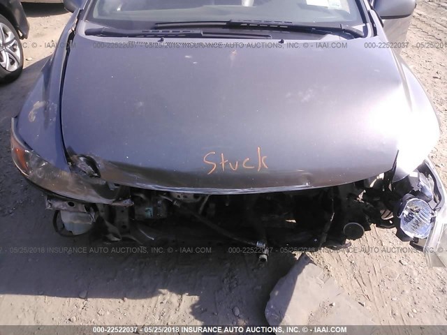 2HGFG12938H553872 - 2008 HONDA CIVIC EXL ნაცრისფერი ფოტო 10