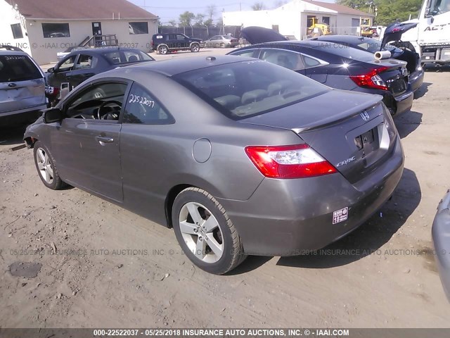 2HGFG12938H553872 - 2008 HONDA CIVIC EXL ნაცრისფერი ფოტო 3