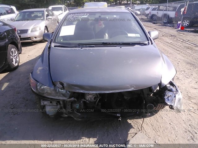2HGFG12938H553872 - 2008 HONDA CIVIC EXL ნაცრისფერი ფოტო 6