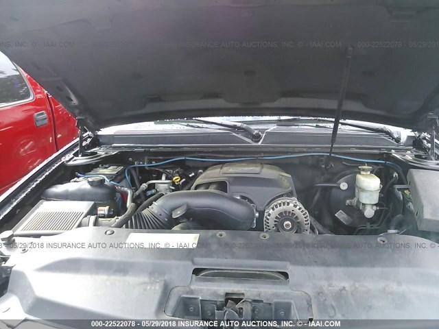 1GYEC63817R337567 - 2007 CADILLAC ESCALADE LUXURY შავი ფოტო 10