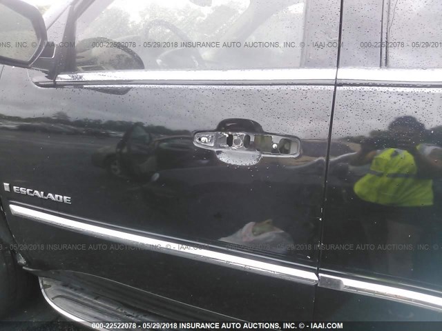 1GYEC63817R337567 - 2007 CADILLAC ESCALADE LUXURY შავი ფოტო 6