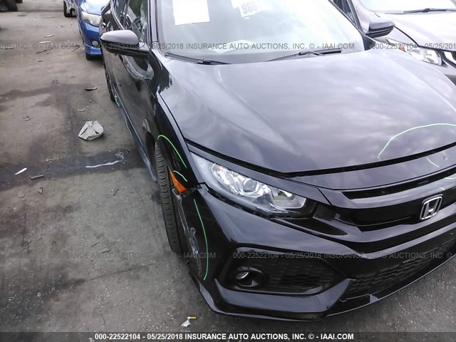 SHHFK7H46HU212157 - 2017 HONDA CIVIC SPORT შავი ფოტო 1