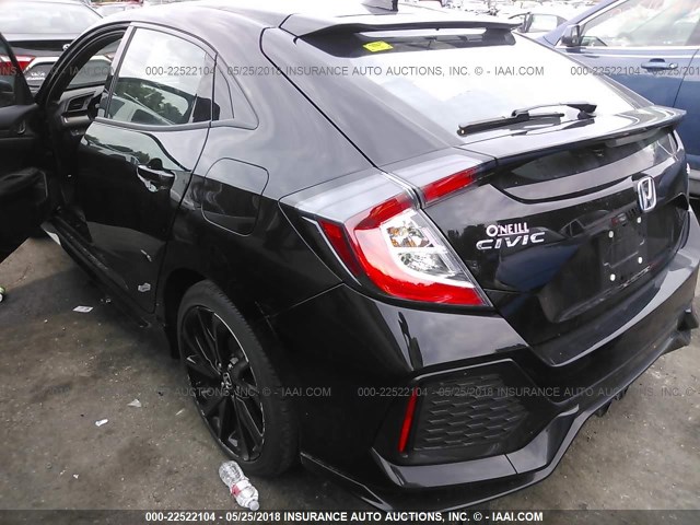 SHHFK7H46HU212157 - 2017 HONDA CIVIC SPORT შავი ფოტო 3