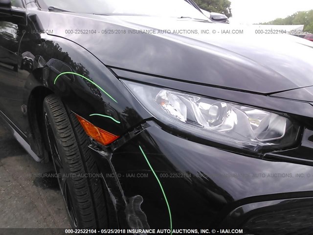SHHFK7H46HU212157 - 2017 HONDA CIVIC SPORT შავი ფოტო 6