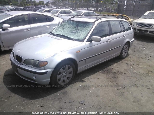 WBAEN33485PC13851 - 2005 BMW 325 IT SILVER photo 2