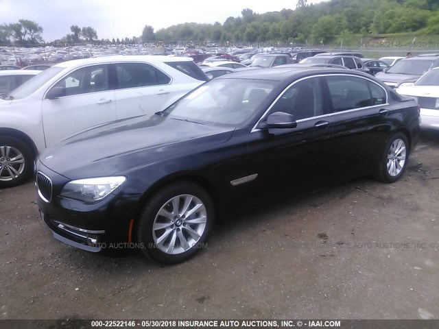 WBAYF4C51FGS99138 - 2015 BMW 740 LXI BLACK photo 2